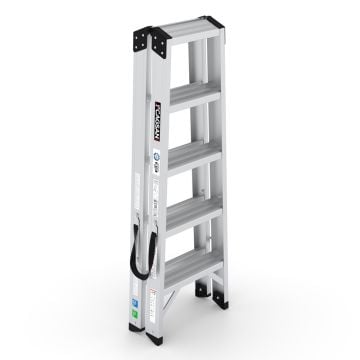 Çağsan Everest Pro Alüminyum Merdiven Çift Çıkışlı 5 Basamaklı - EVR-PRO5