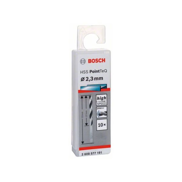 Bosch Metal Matkap Ucu HSS PointTeQ (DIN 338) 2,3 mm (10 Adet) - 2608577191
