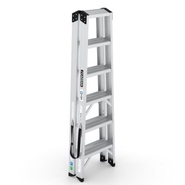 Çağsan Everest Pro Alüminyum Merdiven Çift Çıkışlı 6 Basamaklı - EVR-PRO6