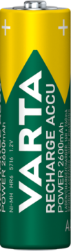 Varta Şarj Edilebilir Pil Recharge Accu Power Aa Tip (2600 Mah) (Hr6) 1,2V