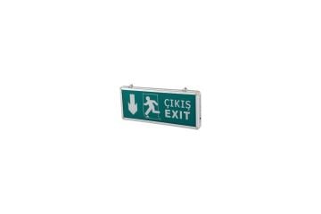Cata Exit Çıkış Armatürü Ledli 3 Saat Akülü 3W (Ct-9170)