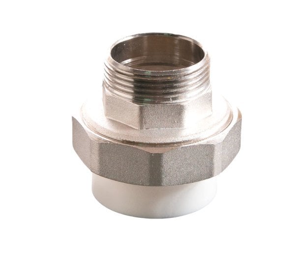Plastherm PPRC Oynar Başlıklı Rakor Dış Dişli 40x1 1/4 İnç DD - PP490400400