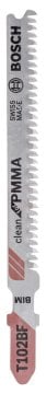 Bosch Dekupaj Testere Bıçağı Clean For PMMA T102 BF 92 mm (5 Adet) - 2608636781