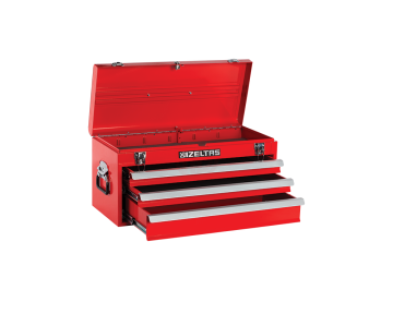 İzeltaş Çekmeceli Alet Sandığı Kırmızı Boş Büyük (285x650x322)