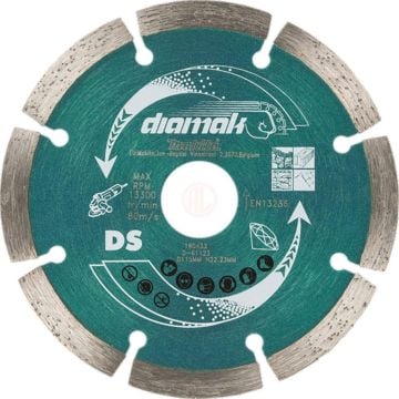 Makita Segmanlı Elmas Testere Yeşil 230x2,6x22,23 mm (D-61145)