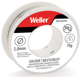Weller El99/2 Kurşunsuz Lehim Teli 70Gr - COOT0051405399