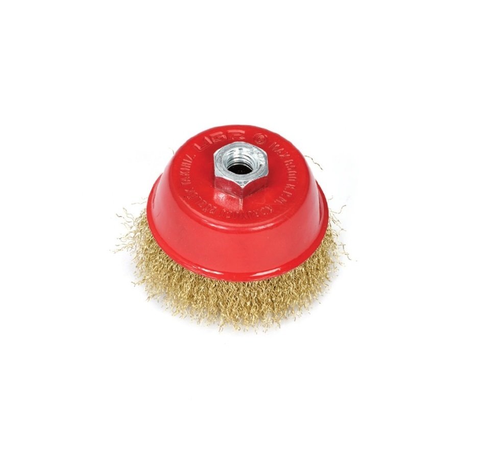 Ugr Çanak Vidalı Dalga Telli Fırça 65 x M14