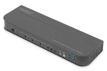 Assmann Dıgıtus Kvm Switch, 4-Port, 4K60Hz, 4 X Dp İn, 1 X Dp/Hdmı Out