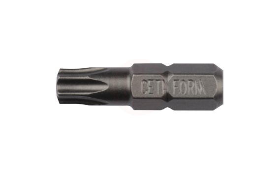 Ceta Form 1/4 İnç Torx Bits Uç T6 X 25 Mm