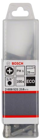 Bosch Vidalama Ucu Ekonomik Seri PH2x25 mm (100 Adet) - 2608521219