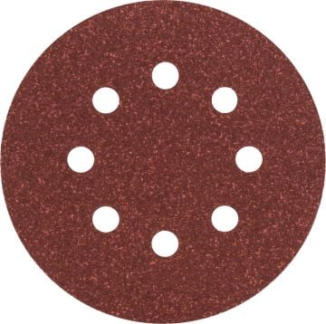 Bosch Eksantrik Zımpara Kağıdı 8 Delik 125 mm 80 Kum (5 Adet) - 2609256A24