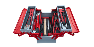 İzeltaş Tesisatçı Takım Çantası 5 Gözlü 28 Parça