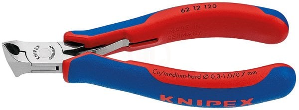 Knipex 62 12 ELEKTRONİKÇİ TEPE KESKİ 120 MM - KNI6212120