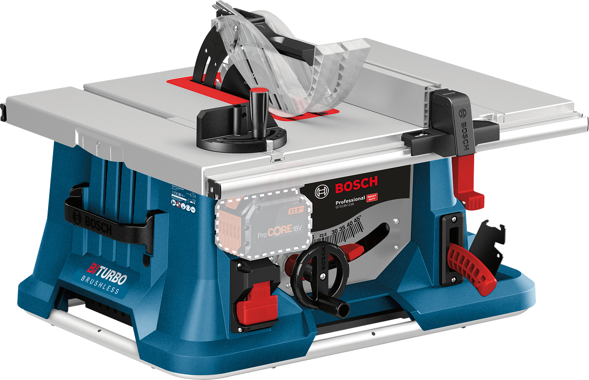 Bosch Akülü Tezgah Tipi Daire Testere Makinesi GTS 18V-216 (Aküsüz) - 0601B44000