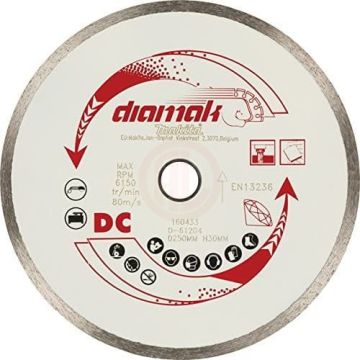 Makita Sürekli Elmas Testere Beyaz 250x2,5x30/25,4 mm (D-61204)