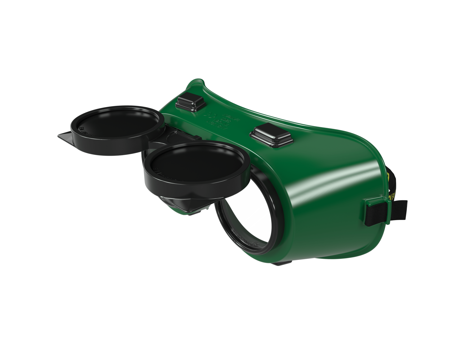 Baymax S502 Integral Çift Maksatlı Gözlük Kaynakçı Siyah