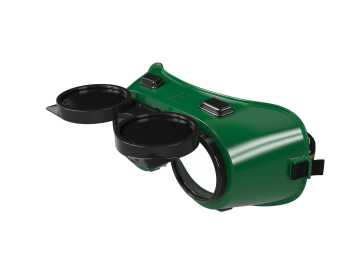 Baymax S502 Integral Çift Maksatlı Gözlük Kaynakçı Siyah