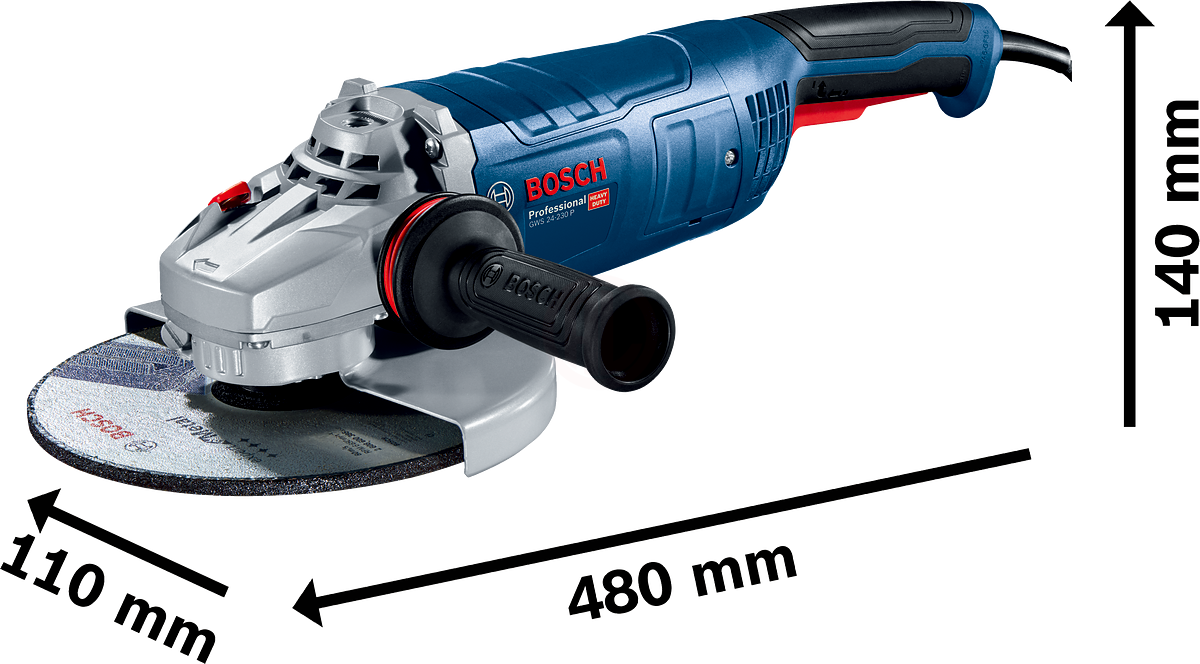 Bosch Büyük Taşlama Makinesi GWS 24-230 P (230 mm) - 06018C3101