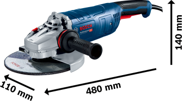 Bosch Büyük Taşlama Makinesi GWS 24-230 P (230 mm) - 06018C3101