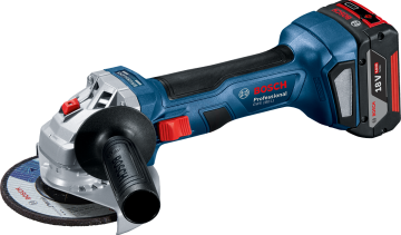 Bosch Akülü Avuç Taşlama Makinesi GWS 180-LI (2 x 4,0 Ah Akü) - 06019H9021
