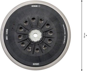 Bosch Sistem Aksesuarı / Expert Zımpara Tabanı ÇD-Y 150 mm (GEX150AC/AVE/T) - 2608900009