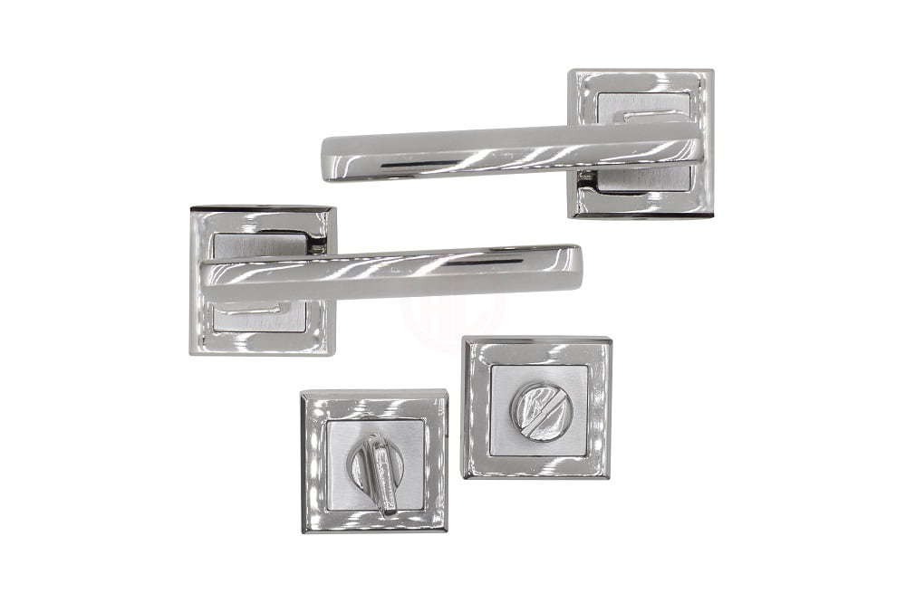 Nobel Ultra Nikel Saten Kare Rozetli Wc - 98408293