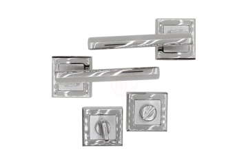 Nobel Ultra Nikel Saten Kare Rozetli Wc - 98408293
