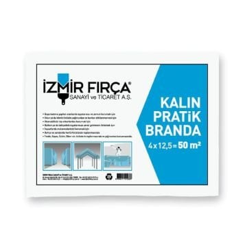İzmir Fırça Kalın Pratik Branda 50 m²