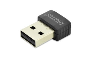 Assmann Digitus Tiny Kablosuz (Wireless) 11Ac Usb 2.0 Adaptör, 433Mbp, 2.4/5Ghz Dual Band Çalışabilme Özelliği, Realtek Rtl8811Au Çip Takımı, 1T/1R