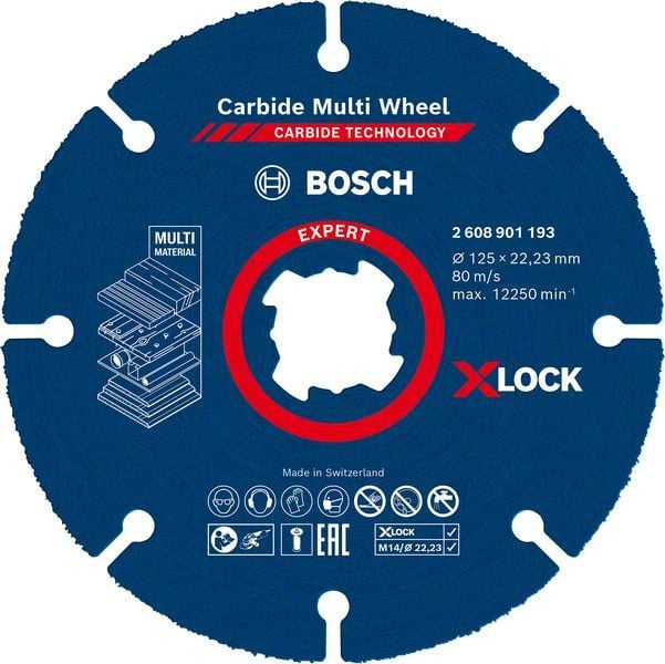 Bosch X-Lock Kesme Diski CMW Expert 125 mm - 2608901193