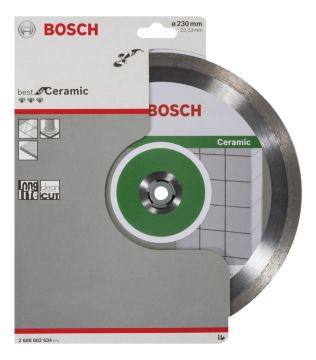 Bosch Seramik Kesmek İçin Elmas Kesme Bıçak 230 Mm (Best