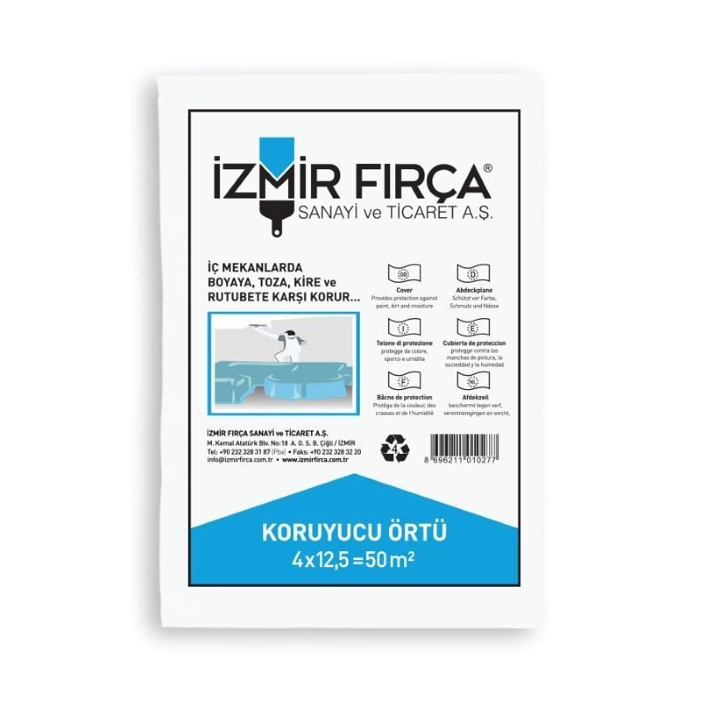 İzmir Fırça Koruyucu Örtü İnce 50 m²