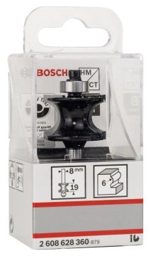 Bosch Yarım Çubuk Freze Ucu Standard For Wood 8x19x63 mm - 2608628360