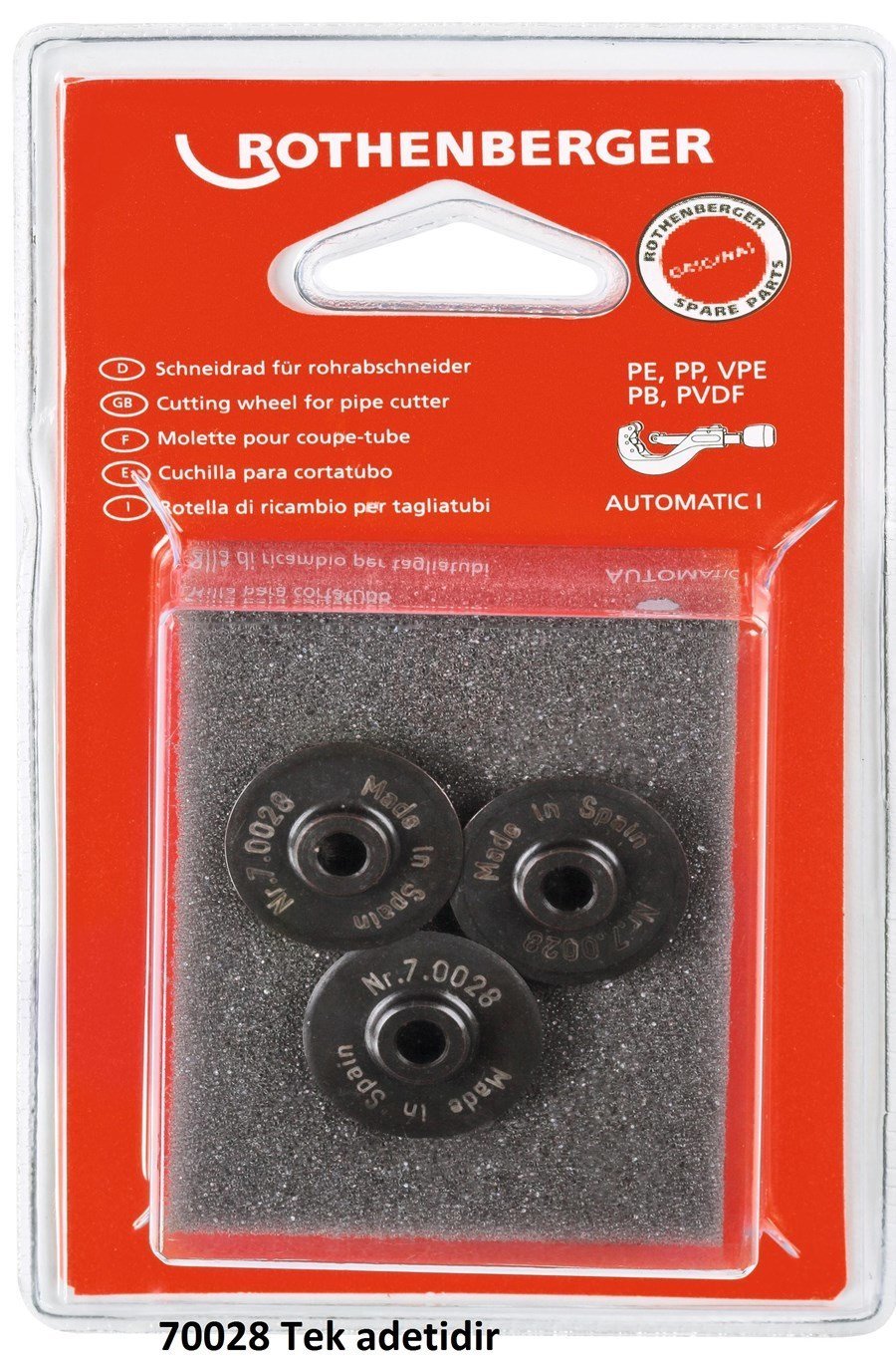 Rothenberger Tc 67 Pl Kesici - 70028