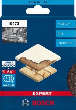 Bosch Sünger Zımpara Expert S473 Best for Çift Taraflı (3 Adet) - 2608901176