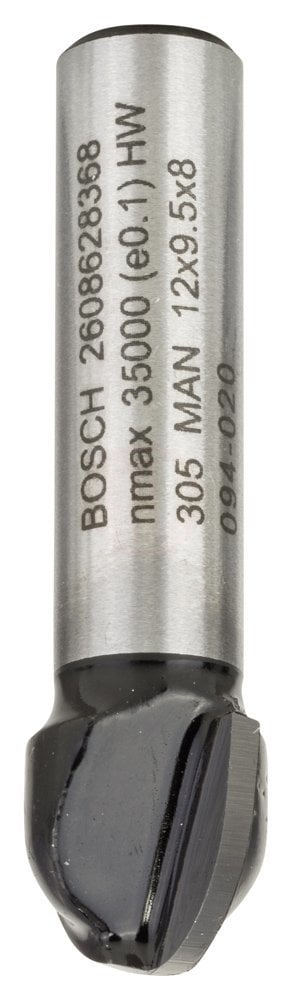Bosch Yarımay Freze Ucu Standard For Wood 8x12x40x6 mm - 2608628368