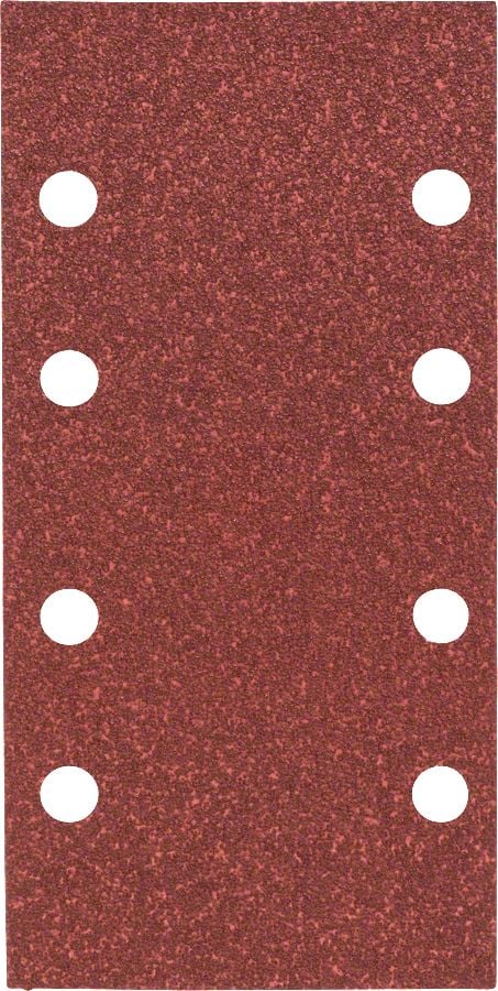 Bosch Titreşimli Zımpara Kağıdı 8 Delik 93x185 mm 60 Kum (10 Adet) - 2609256A81