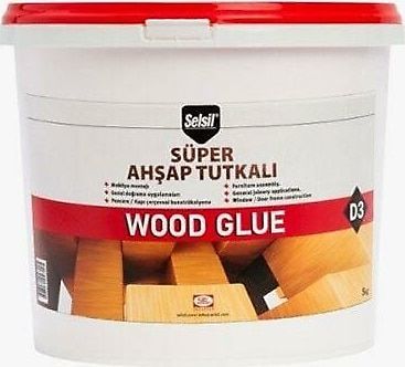 Selsil Süper Ahşap Tutkalı Wood Glue D3 (Kova) 20 Kg
