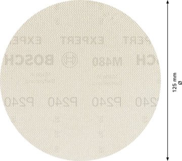 Bosch Ağ Zımpara Expert M480 125 Mm 240 Kum 50 Li Paket - 2608900686