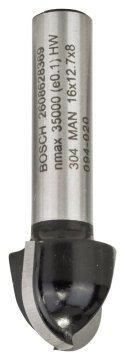 Bosch Yarımay Freze Ucu Standard For Wood 8x16x45x8 mm - 2608628369