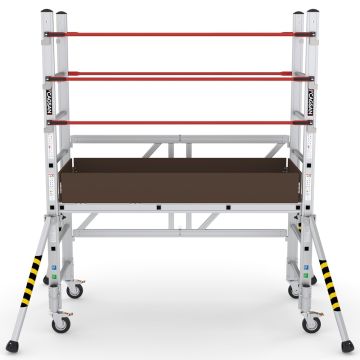 Çağsan ALL_FLEX Modüler Alüminyum İskele 2,9 m. Çalışma Yüksekliği - All_Flex_A3