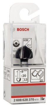 Bosch Yarımay Freze Ucu Standard For Wood 8x20x46x10 mm - 2608628370
