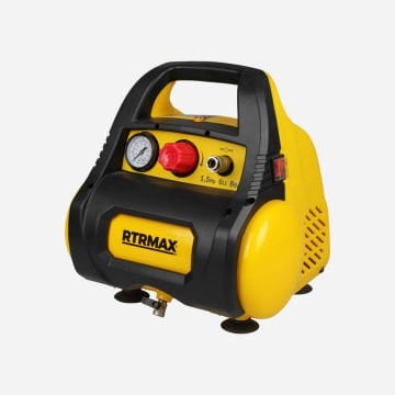 Rtrmax RTM720 Yağsız Hava Kompresörü 6 Lt, 1.5 Hp/1.1Kw