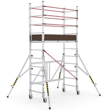Çağsan ALL_FLEX Modüler Alüminyum İskele 4,0 m. Çalışma Yüksekliği - All_Flex_A4