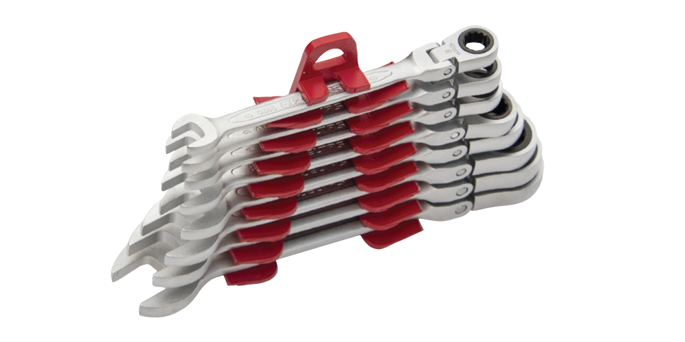 İzeltaş Mafsallı Cırcır Kombine Anahtar Takımı 12 Parça