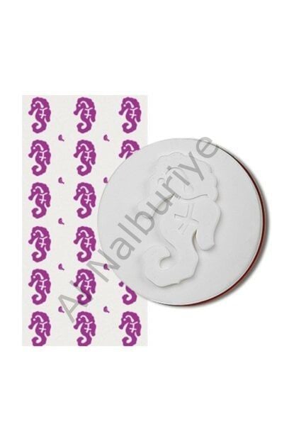 Dekor Rulo 1570 DENİZ ATI DUVAR DAMGA SETİ 16 CM