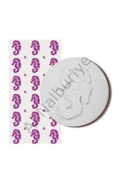 Dekor Rulo 1570 DENİZ ATI DUVAR DAMGA SETİ 16 CM