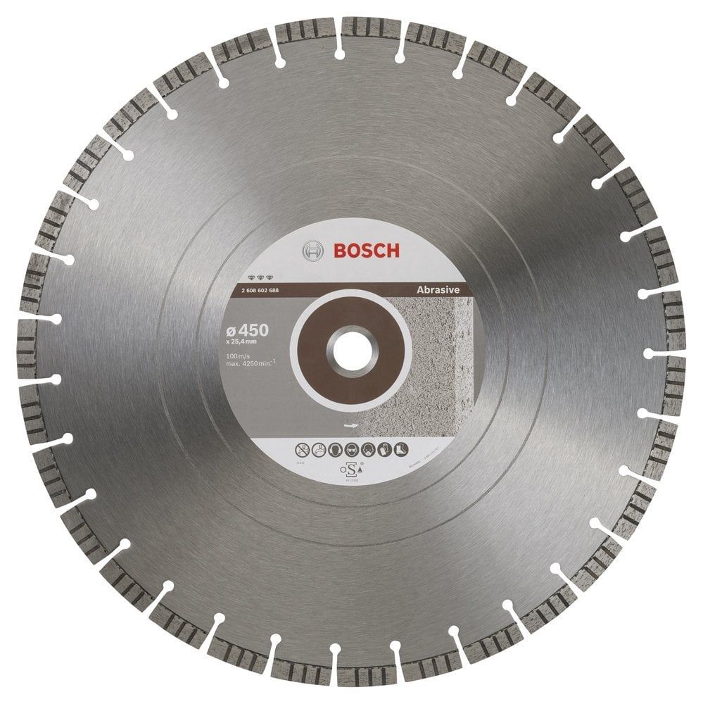 Bosch Tuğla Kesmek İçin Elmas Bıçak 450 Mm (Best)