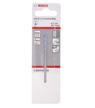 Bosch Çok Amaçlı Matkap Ucu CYL-9 MultiConstruction 3,0x70 mm - 2608595359