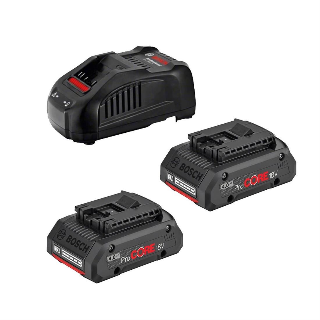 Bosch Akü Şarj Cihazı Set (GAL 1880 CV + 2 x ProCORE 18V 4,0 Ah) - 1600A016GF